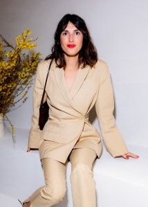 Jeanne Damas at the Simon Porte Jacquemus Award Ceremony