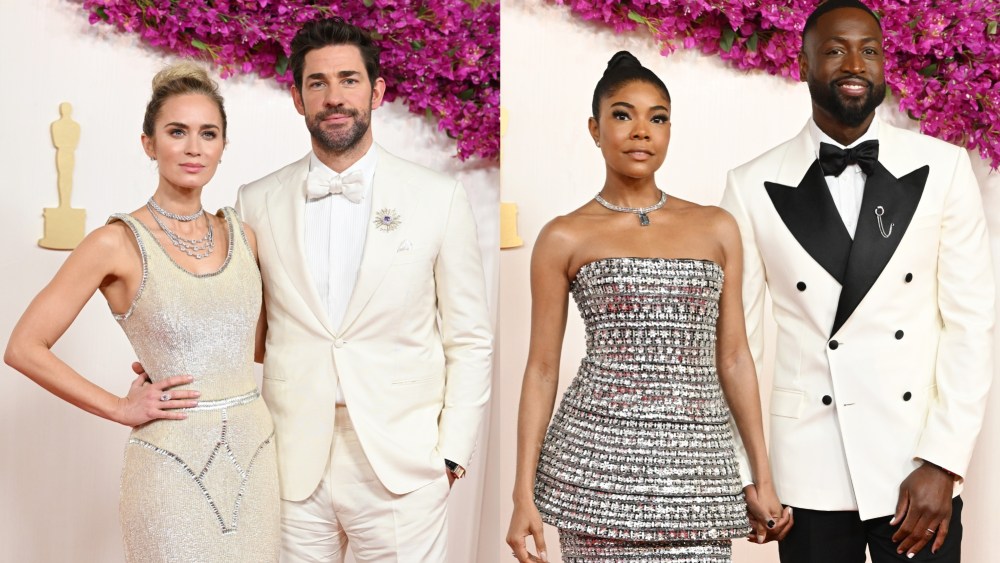 Emily Blunt, John Krasinski, Gabrielle Union, Dwyane Wade at the 2024 Oscars