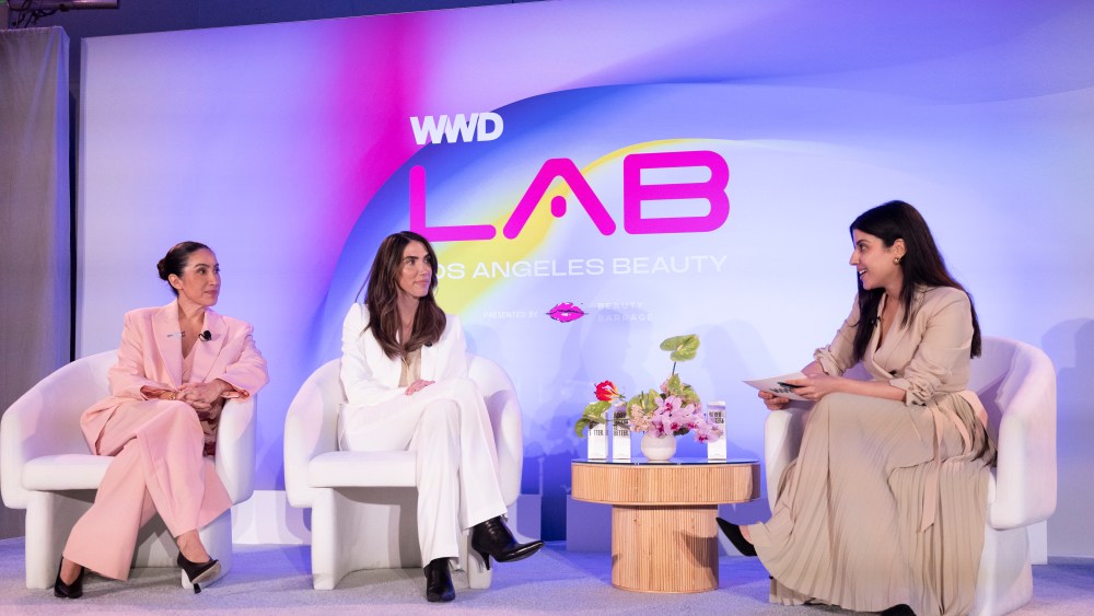 Jen Atkin, Michaeline DeJoria and Ryma Chikhoune at the WWD LAB forum.