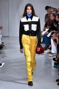 Kaia Gerber on the catwalk
