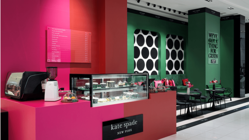 The Kate Spade café in Dubai
