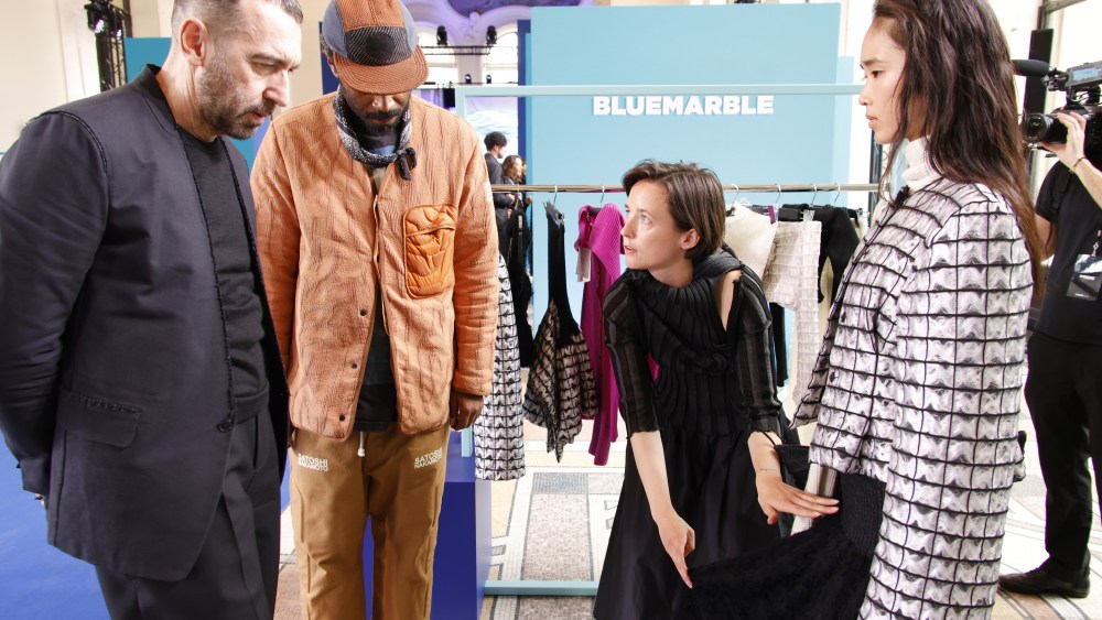 Judges attend the International Woolmark Prize in 2023.