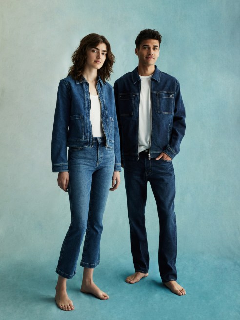 AG launched a collection made with 95 percent recycled AG denim.