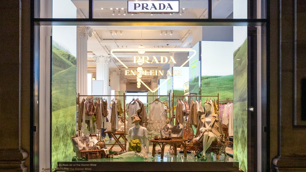 Prada's En Plein Air installation at Selfridges
