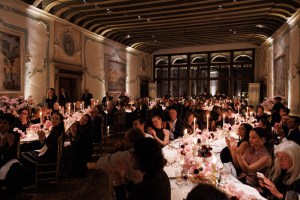 The scene at the Chanel Culture Fund dinner