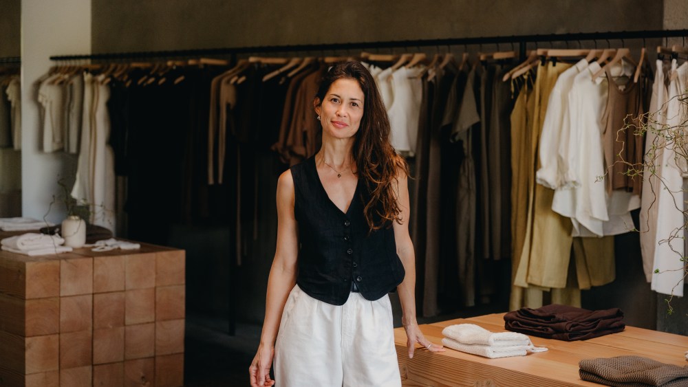 Ozma founder Heidi Baker in her store.