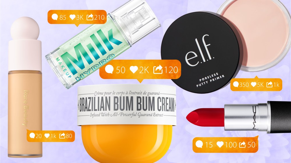 Five of the most-mentioned beauty products on social media so far in 2024, per Buttermilk.