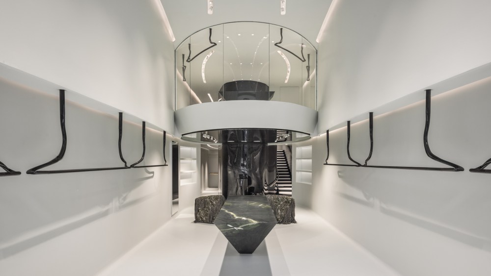 Inside the Del Core store in New York.