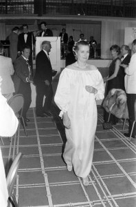 Princess Grace of Monaco (C) attends the International Variety Club's convention in Monte Carlo in May 1977.