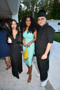 Clara Son, MoAnA Luu and Rowell Concepcion