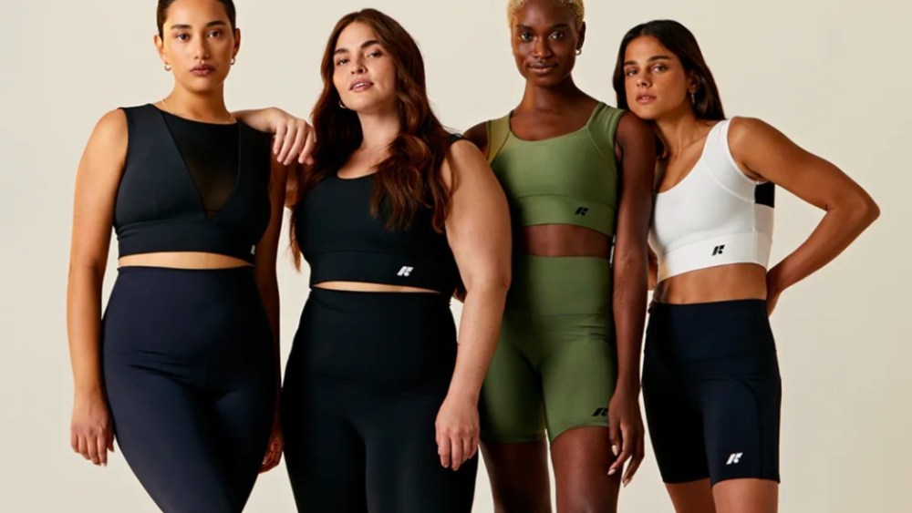 Models wearing Forme clothing.