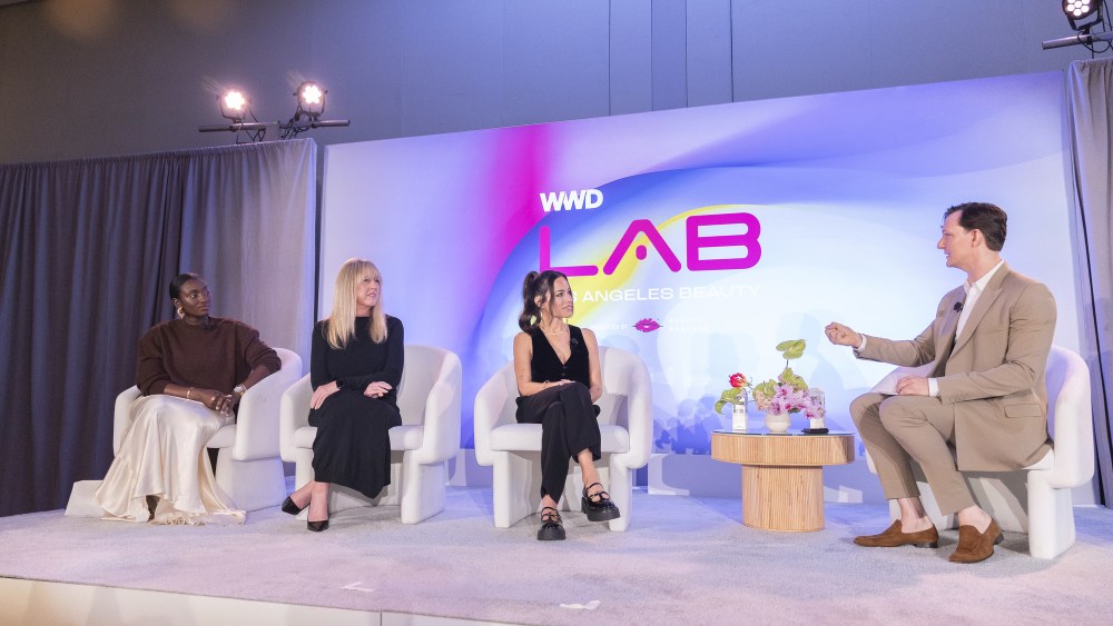 Diarrha N’Diaye-Mbaye, Cherry Robinson, Sheena Zadeh and Christopher Skinner at the WWD LAB forum.