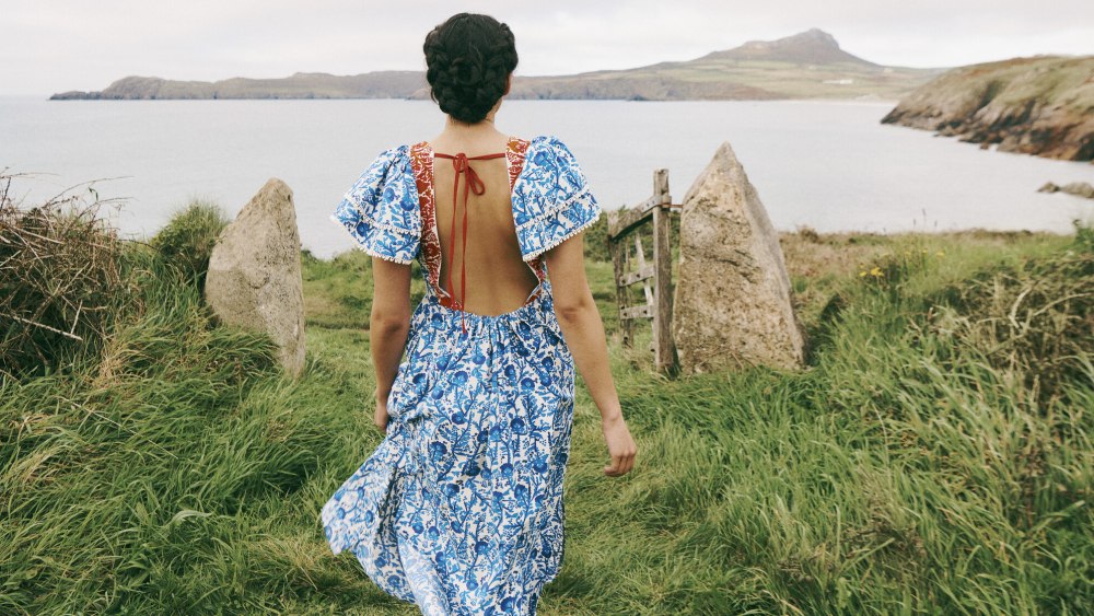 A dress from the Laura Ashley fashion line.