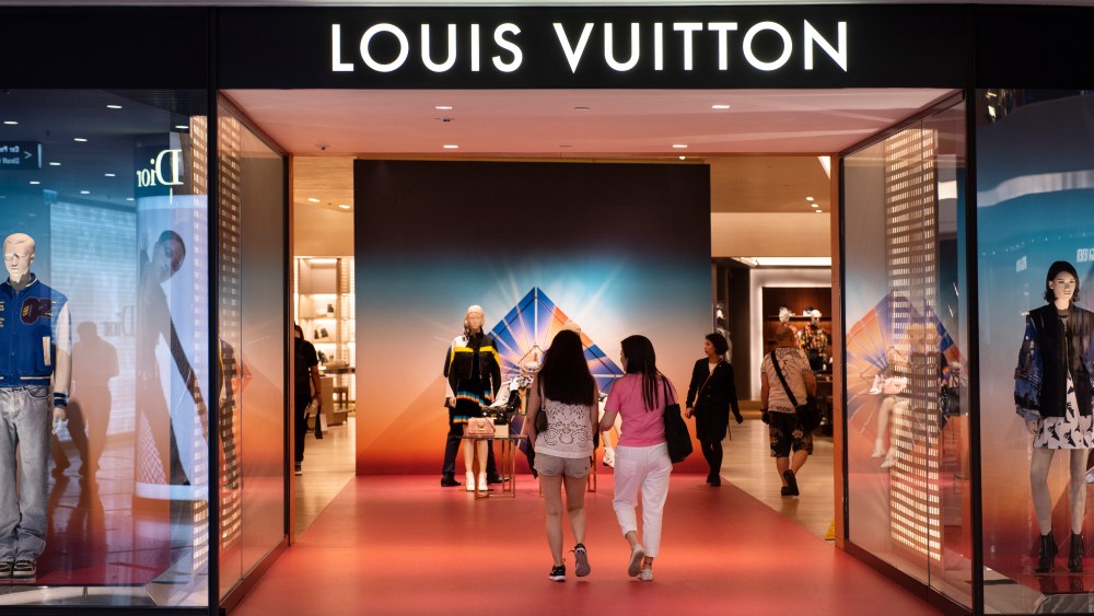 The now shut Louis Vuitton store at Times Square shopping mall in Causeway Bay, Hong Kong.