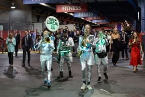 NEW YORK, NEW YORK - OCTOBER 12: Triad Brass performs during the Hudson River Park Friends 25th Anniversary Gala at Pier Sixty at Chelsea Piers on October 12, 2023 in New York City. (Photo by Dimitrios Kambouris/Getty Images for Friends of Hudson River Park)