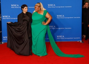 WASHINGTON, DC - APRIL 27: Rosario Dawson and Da'Vine Joy Randolph attend the 2024 White House Correspondents' Dinner at The Washington Hilton on April 27, 2024 in Washington, DC. (Photo by Paul Morigi/Getty Images)