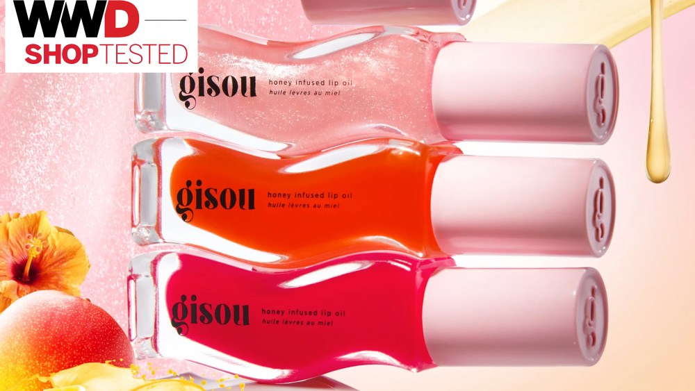 Gisou Honey Infused Lip Oil in Strawberry Sorbet