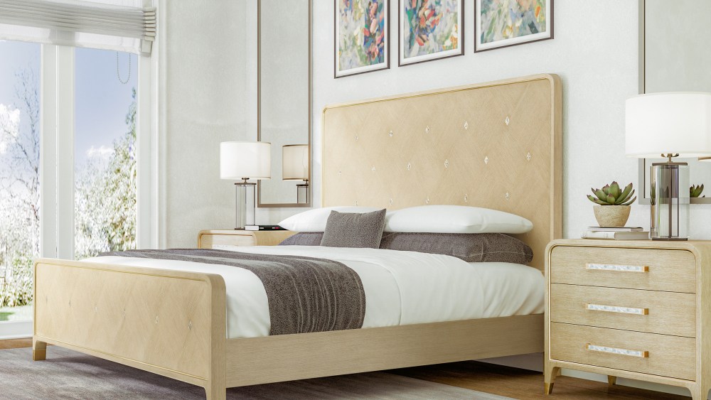A Judith Leiber bedroom set.