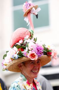 LOUISVILLE, KY - MAY 03:  A race fan stands in the Paddock area durinng the 134th running of the Kentucky Derby on May 3, 2008 at Churchill Downs in Louisville, Kentucky.  (Photo by Jamie Squire/Getty Images)