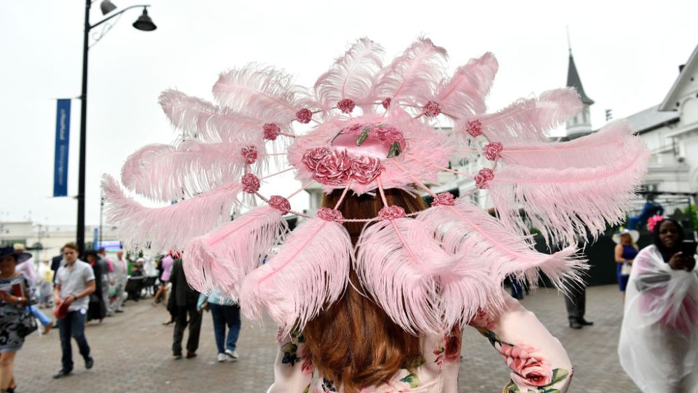 An ornate hat seen during Kentucky Derby 144 on May 5, 2018 in Louisville, Kentucky.  (Photo by Dia Dipasupil/Getty Images for Chruchill Downs)