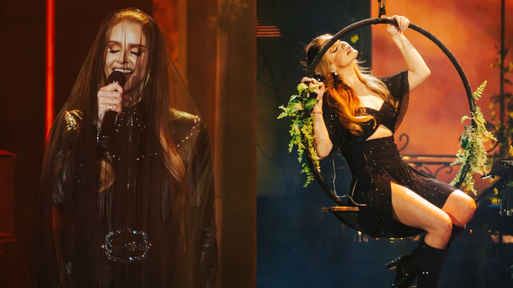 Lana Del Rey performs at Coachella on April 19 in Indio, California, Dolce & Gabbana, celebrity style, music festival