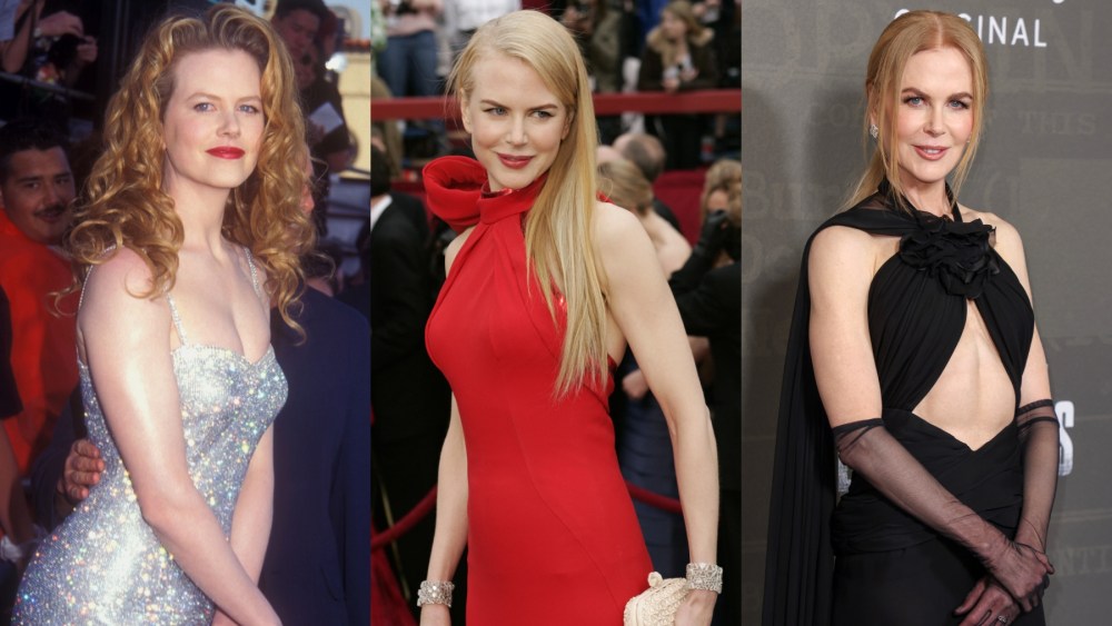 Nicole Kidman in 1995, 2007 and 2023, Balenciaga, Dolce & Gabbana, Saint Laurent