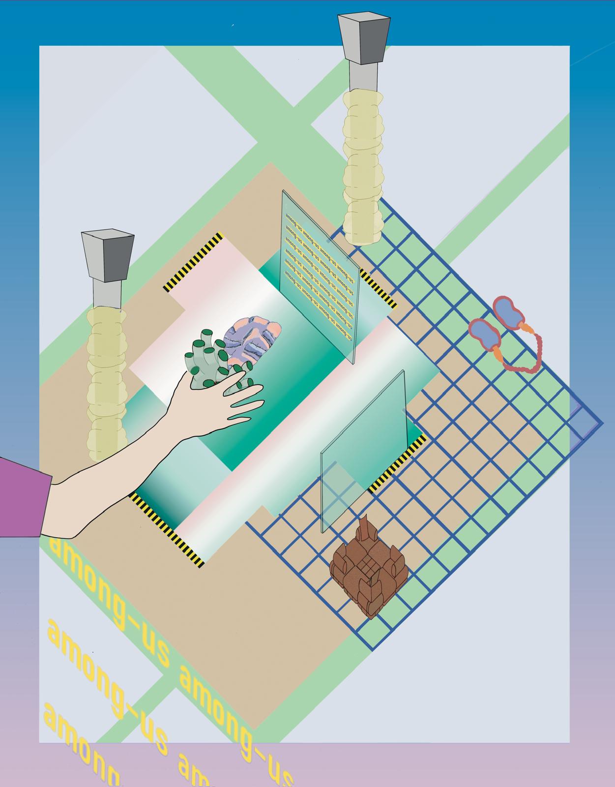 A preview photo of Studio Urquiola’s upcoming 650-square-meter centerpiece that will be unveiled at Heimtextil 2025