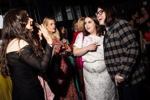 Bus Philipps. Beanie Feldstein and Bonnie-Chance Roberts