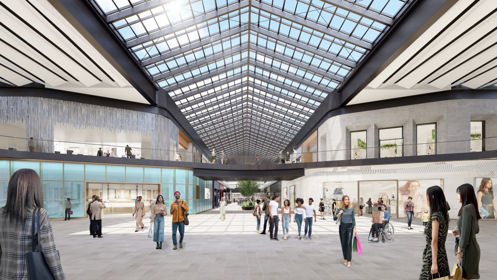 A rendering of the Royalmount development in Montreal, Canada.