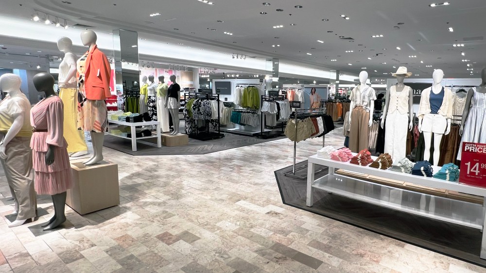 The Worthington and a.n.a. private brands at JCPenney in Willowbrook Mall in Wayne, N.J.