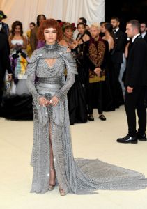 NEW YORK, NY - MAY 07:  Zendaya attends Heavenly Bodies: Fashion & The Catholic Imagination Costume Institute Gala at the Metropolitan Museum of Art on May 7, 2018 in New York City.  (Photo by Karwai Tang/Karwai Tang/Getty Images)