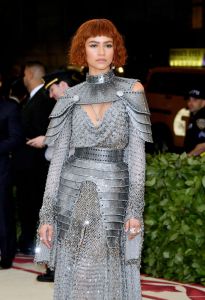 NEW YORK, NY - MAY 07:  Zendaya attends the Heavenly Bodies: Fashion & The Catholic Imagination Costume Institute Gala at The Metropolitan Museum of Art on May 7, 2018 in New York City.  (Photo by Dia Dipasupil/WireImage)