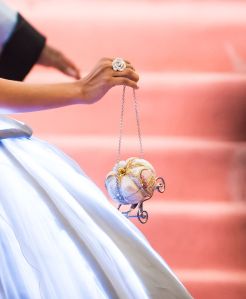 NEW YORK, NY - MAY 06: Zendaya, handbag detail, is seen arriving to the 2019 Met Gala Celebrating Camp: Notes on Fashion at The Metropolitan Museum of Art on May 6, 2019 in New York City.  (Photo by Gilbert Carrasquillo/GC Images)