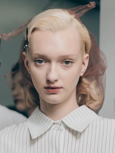 Backstage at the Dior Fall 2024 ready-to-wear show