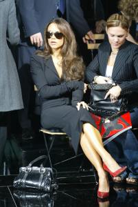 Victoria Beckham attends the Dolce & Gabbana Fall RTW 2003 show.