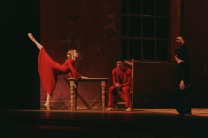 A rehearsal of the ballet Carmen featuring costumes designed by Gabriela Hearst.