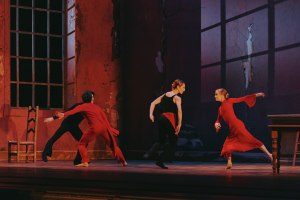 A rehearsal of the ballet Carmen featuring costumes designed by Gabriela Hearst.