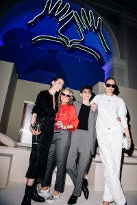 Heather Kemesky, Cass Bird, JD Samson and Jenna Lyons at Dior Pre-Fall 2024 afterparty held at the Brooklyn Museum on April 15, 2024 in New York.