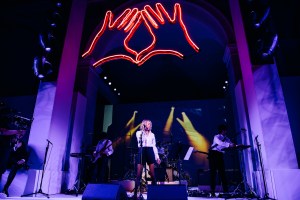 Kim Gordon at Dior Pre-Fall 2024 afterparty held at the Brooklyn Museum on April 15, 2024 in New York.