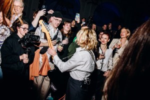 Kim Gordon at Dior Pre-Fall 2024 afterparty held at the Brooklyn Museum on April 15, 2024 in New York.