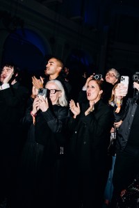 Maria Grazia Chiuri at Dior Pre-Fall 2024 afterparty held at the Brooklyn Museum on April 15, 2024 in New York.