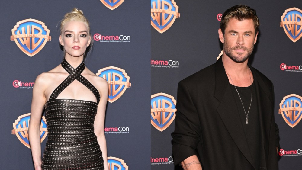 Anya Taylor-Joy and Chris Hemsworth at the Special Presentation of Warner Bros. Pictures “The Big Picture” held at CinemaCon at The Colosseum on April 9, 2024 in Las Vegas, Nevada.
