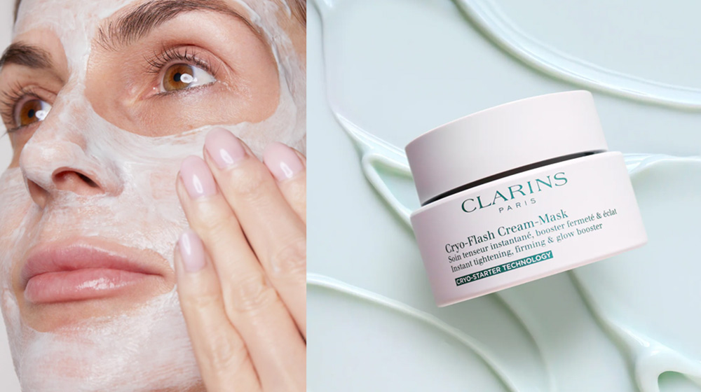 Clarins Extra-Firming Phyto-Serum on white background