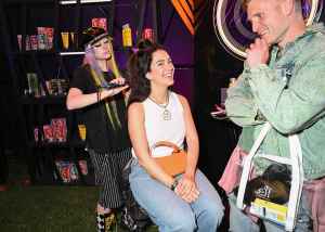 The scene at the Nylon House at Coachella Music and Arts Festival.