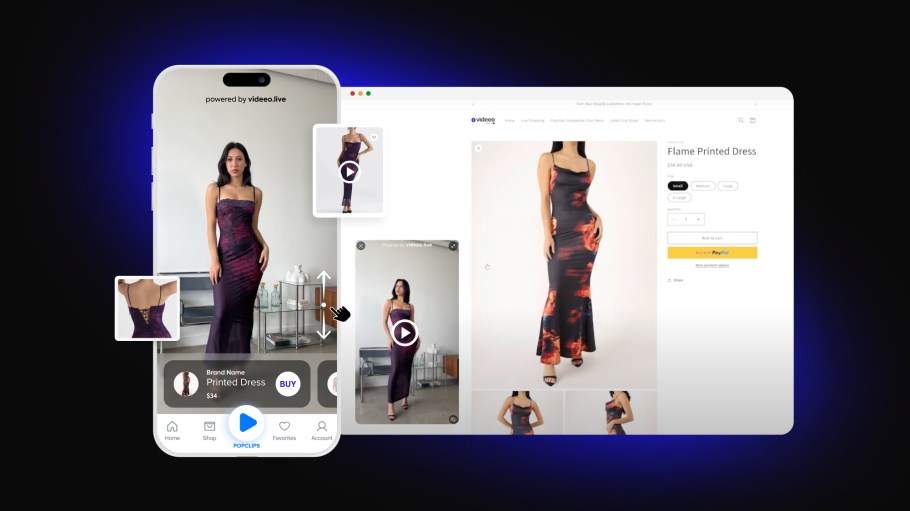 With the introduction of PopClips, CommentSold aims to elevate its customers’ toolsets by offering a  TikTok-like video shopping experience within the customer’s website and mobile app. Up to five products can be tagged per video.