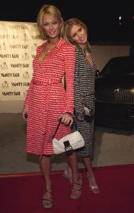 Paris Hilton and Nicky Hilton arrive at a pre-Oscar party hosted by Vanity Fair magazine and the Entertainment Industry Foundation March 23, 2001 in Hollywood, CA/