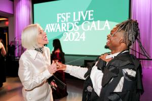 Linda Fargo and Jakarie Whitaker