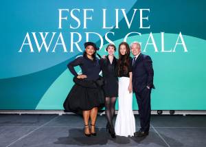 Paloma Elsesser, Olivia Meyer, Vera Wang and John Tighe.