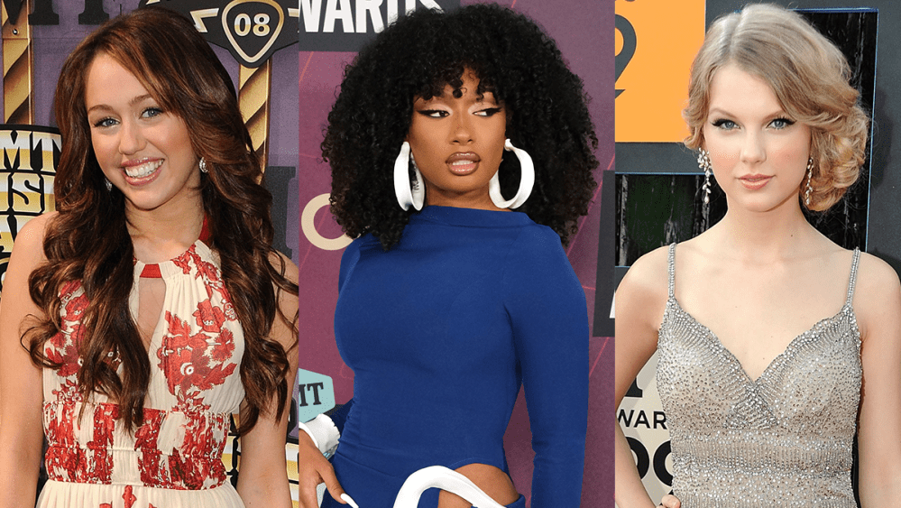 cmt music awards best dressed, Miley Cyrus, Megan Thee Stallion, Taylor Swift, CMT Music Awards