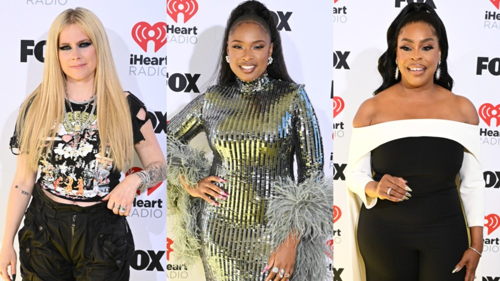Avril Lavigne, Jennifer Hudson and Niecy Nash at the 2024 iHeartRadio Music Awards on April 1 in Los Angeles.